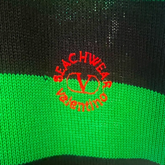 Vintage 1980’s Valentino Beach Wear Paninaro Polo RARE - Picture 10 of 13